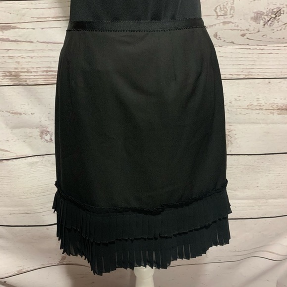 NWT The Limited Black Ruffle Skirt - Picture 4 of 7